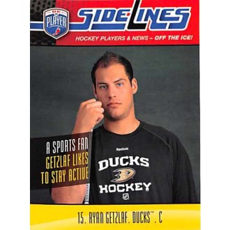 Insertní karty - Getzlaf Ryan - 2009-10 Be A Player Sidelines No.S48
