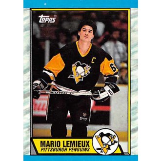Řadové karty - Lemieux Mario - 1989-90 Topps No.1