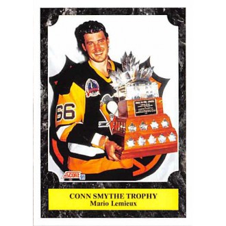 Řadové karty - Lemieux Mario - 1991-92 Score Canadian Bilingual No.316
