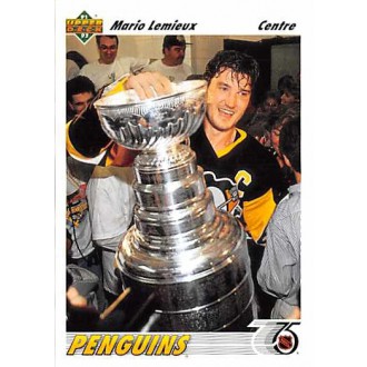 Řadové karty - Lemieux Mario - 1991-92 Upper Deck French No.156