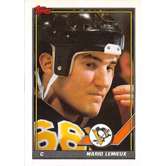 Řadové karty - Lemieux Mario - 1991-92 Topps No.153