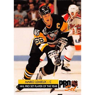 Řadové karty - Lemieux Mario - 1992-93 Pro Set No.1
