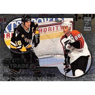 Řadové karty - Lemieux Mario, Lindros Eric - 1995-96 NHL Cool Trade Redemption Card