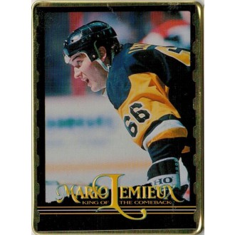 Řadové karty - Lemieux Mario - 1997-98 Metallic Impressions Mario Lemieux King of the Comeback No.2
