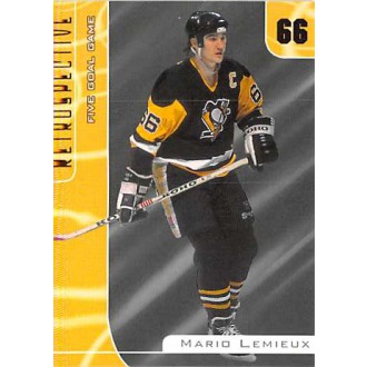 Insertní karty - Lemieux Mario - 2000-01 BAP Signature Series Mario Lemieux Retrospective No.R9