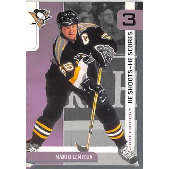 Insertní karty - Lemieux Mario - 2002-03 BAP First Edition He Shoots He Scores Points No.20