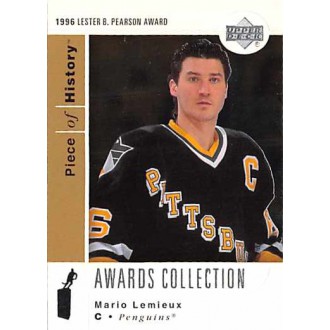 Insertní karty - Lemieux Mario - 2002-03 Piece of History Awards Collection No.AC22