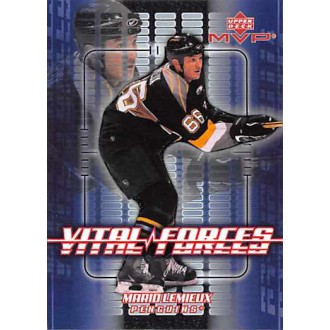 Insertní karty - Lemieux Mario - 2002-03 MVP Vital Forces No.VF12