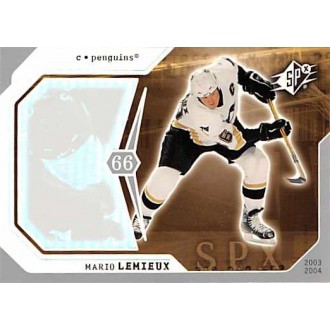Řadové karty - Lemieux Mario - 2003-04 SPx No.78