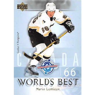 Insertní karty - Lemieux Mario - 2004-05 Upper Deck Worlds Best No.WB5