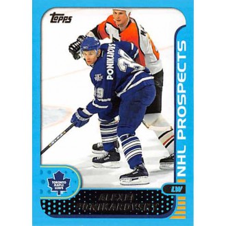 Řadové karty - Ponikarovsky Alexei - 2001-02 Topps No.290