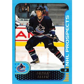 Řadové karty - Allen Bryan - 2001-02 Topps No.305