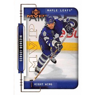 Řadové karty - Berezin Sergei - 1999-00 MVP No.199