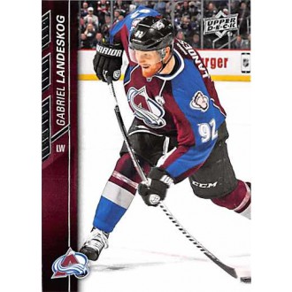 Řadové karty - Landeskog Gabriel - 2015-16 Upper Deck No.47