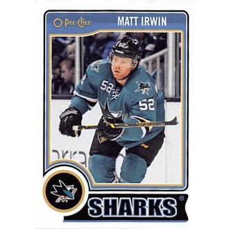 Řadové karty - Irwin Matt - 2014-15 O-Pee-Chee No.105
