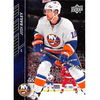 Řadové karty - Bailey Josh - 2015-16 Upper Deck No.120