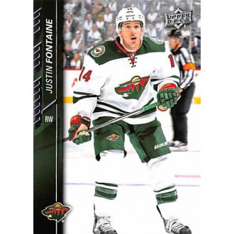 Řadové karty - Fontaine Justin - 2015-16 Upper Deck No.345