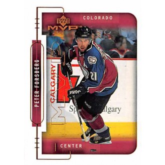 Řadové karty - Forsberg Peter - 1999-00 MVP No.52