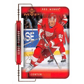 Řadové karty - Fedorov Sergei - 1999-00 MVP No.68