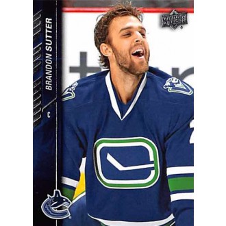 Řadové karty - Sutter Brandon - 2015-16 Upper Deck No.431