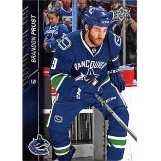 Řadové karty - Prust Brandon - 2015-16 Upper Deck No.435