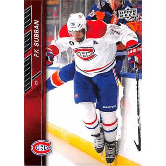 Řadové karty - Subban P.K. - 2015-16 Upper Deck No.102