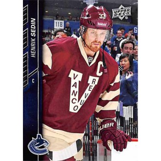 Řadové karty - Sedin Henrik - 2015-16 Upper Deck No.181