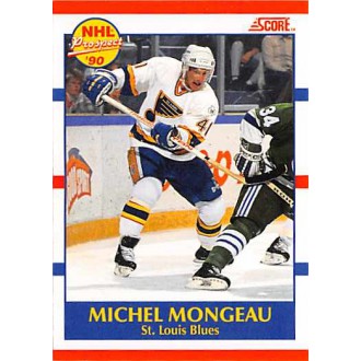 Řadové karty - Mongeau Michel - 1990-91 Score Canadian No.395