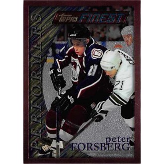 Řadové karty - Forsberg Peter - 1995-96 Finest No.26