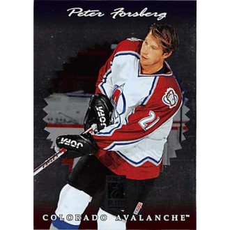 Řadové karty - Forsberg Peter - 1996-97 Donruss Elite No.12