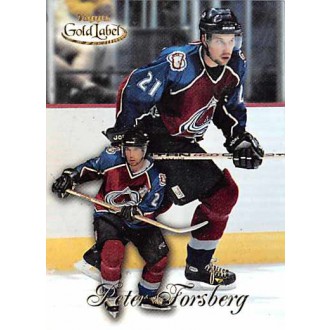Řadové karty - Forsberg Peter - 1998-99 Topps Gold Label Class 1 No.21