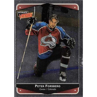 Řadové karty - Forsberg Peter - 1999-00 Ultimate Victory No.26