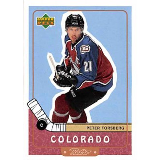 Řadové karty - Forsberg Peter - 1999-00 Retro No.19