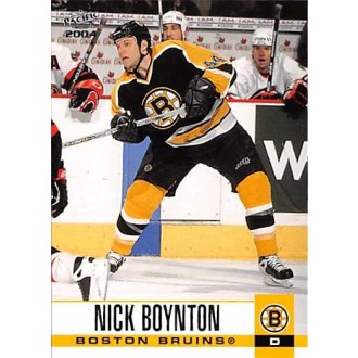 Řadové karty - Boynton Nick - 2003-04 Pacific No.25