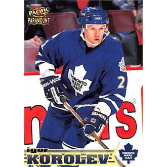 Řadové karty - Korolev Igor - 1998-99 Paramount No.229