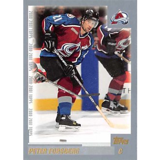 Řadové karty - Forsberg Peter - 2000-01 Topps No.119