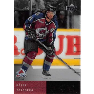 Řadové karty - Forsberg Peter - 2000-01 Ice No.13