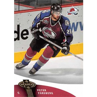Řadové karty - Forsberg Peter - 2000-01 Heroes No.31