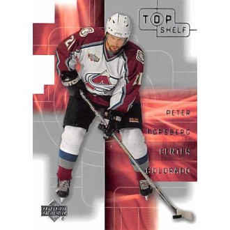 Řadové karty - Forsberg Peter - 2001-02 Top Shelf No.9