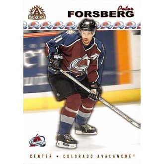 Řadové karty - Forsberg Peter - 2001-02 Adrenaline No.47