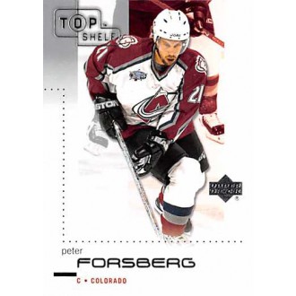 Řadové karty - Forsberg Peter - 2002-03 Top Shelf No.23