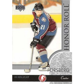 Řadové karty - Forsberg Peter - 2002-03 Honor Roll No.17