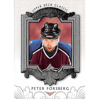 Řadové karty - Forsberg Peter - 2003-04 Classic Portraits No.21