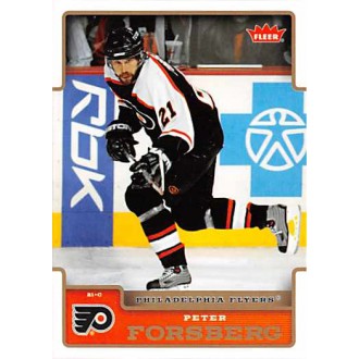 Řadové karty - Forsberg Peter - 2006-07 Fleer No.143