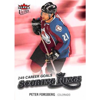 Insertní karty - Forsberg Peter - 2008-09 Ultra Scoring Kings No.SK19