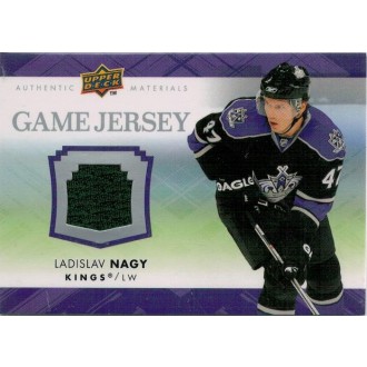 Jersey karty - Nagy Ladislav - 2007-08 Upper Deck Game Jerseys No.GJ2-LN