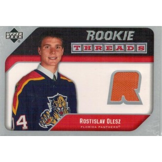 Jersey karty - Olesz Rostislav - 2005-06 Upper Deck Rookie Threads - red No.RT-RO