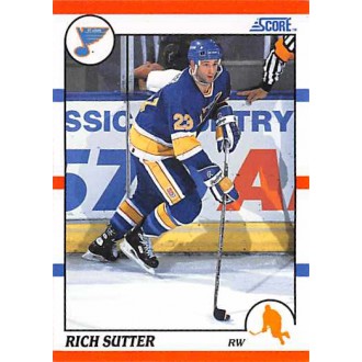Řadové karty - Sutter Rich - 1990-91 Score American No.281