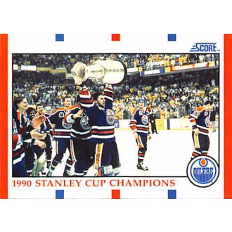 Řadové karty - Edmonton Oilers - 1990-91 Score American No.331