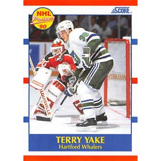 Řadové karty - Yake Terry - 1990-91 Score American No.419
